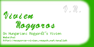 vivien mogyoros business card